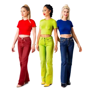 Colored Jean Collection Png Uxx PNG Image