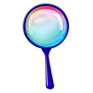 Colored Magnifying Glass PNG 28 PNG