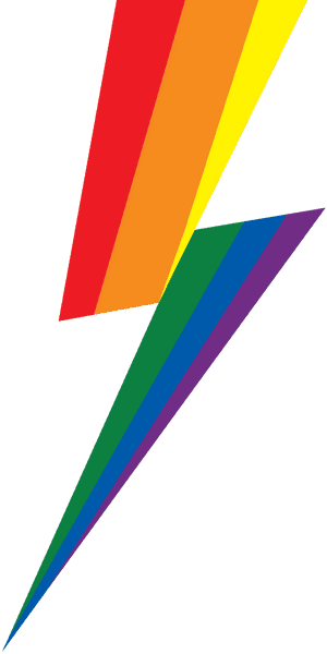 Pride Lightning Bolt , Png Download - Pride Lightning Bolt, Transparent Png PNG