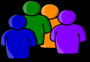 Colorful Abstract Figures PNG image with transparent background