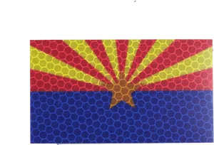 Colorful Abstract Flag Art PNG Image