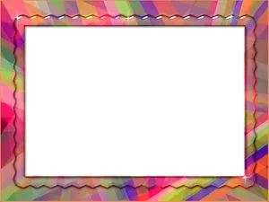 Colorful Abstract Frame PNG Image