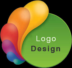 Colorful Abstract Logo Design PNG image with transparent background
