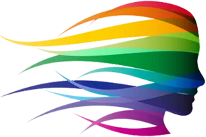 Colorful Abstract Profile Graphic PNG Image