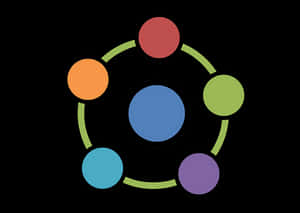 Colorful Abstract Ring Illustration PNG image with transparent background