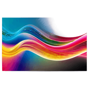 Colorful Abstract Waves PNG nlm77 PNG image with transparent background