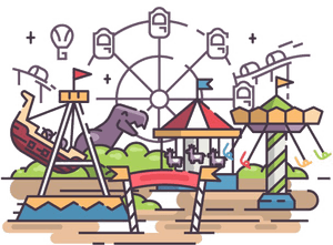 Amusement Park Png Photo - Amusement Park Png, Transparent Png PNG image with transparent background