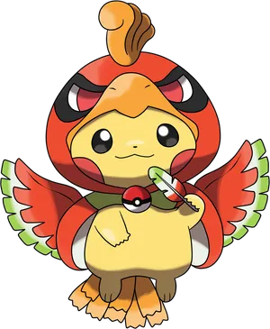 Colorful Anime Character Pokemon PNG Image