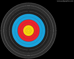 Colorful Archery Target PNG image with transparent background