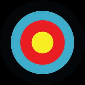 Colorful Archery Target PNG image with transparent background