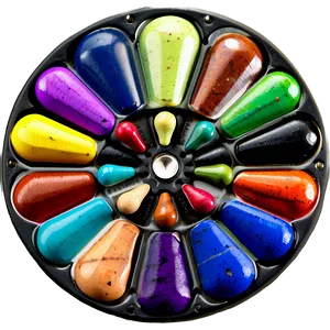 Colorful Art Palette Png Tqf17 PNG Image