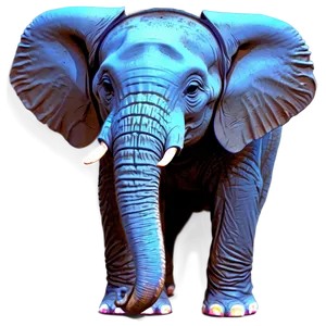 Colorful Baby Elephant Png 87 PNG Image