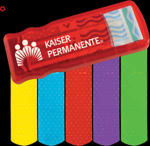 Bandage Dispenser W/ Color Bandages - Color Bandage, HD Png Download PNG