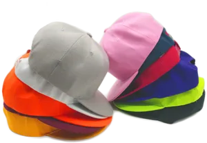 Colorful Baseball Caps Collection PNG Image