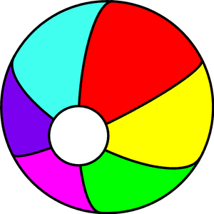 Transparent Beach Ball Clip Art - Clipart B For Ball, HD Png Download PNG image with transparent background