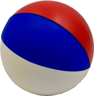 Colorful Beach Ball Isolatedon Black PNG Image