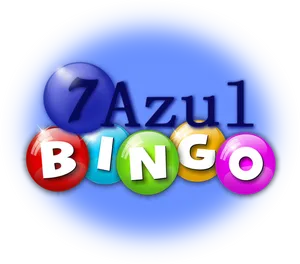 Colorful Bingo Balls Logo PNG Image