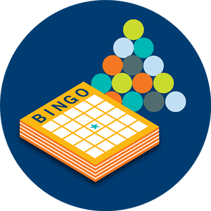 A Stack Of Bingo Cards Next To A Triangular Shaped - Bingo Card Bingo Clip Art, HD Png Download PNG image with transparent background