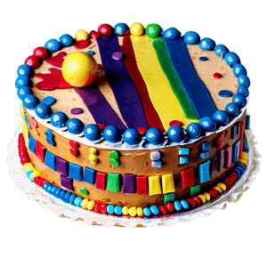 Colorful Birthday Cake PNG 05042024 PNG image with transparent background