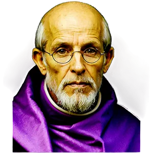 Colorful Bishop Stained Glass Png Lsi PNG Image