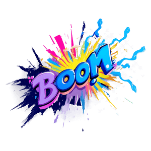 Colorful Boom Illustration PNG xgf PNG image with transparent background