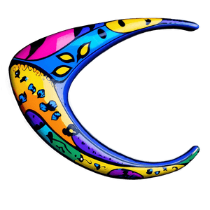 Colorful Boomerang PNG qjh4 PNG image with transparent background