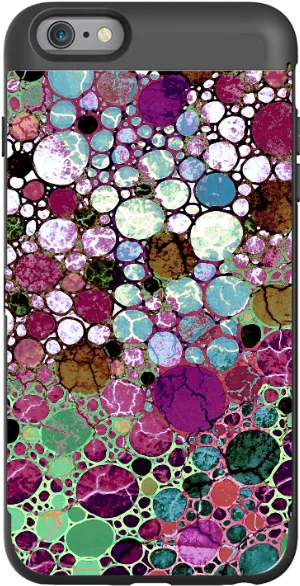 Colorful Bubble Patterni Phone Case PNG Image