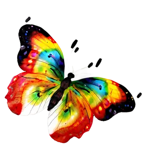 Colorful Butterflies Png Pkq PNG Image