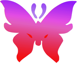 Contornos De Una Mariposa - Clipart Butterfly Outline Purple, HD Png Download PNG image with transparent background