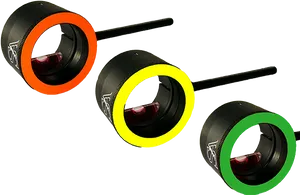 Colorful Camera Lens Filters PNG Image