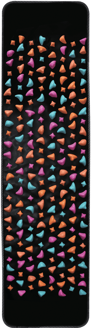 Colorful Candy Corn Pattern PNG