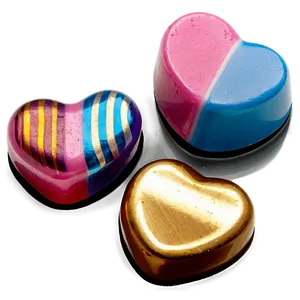 Colorful Candy Heart Png Rae PNG Image