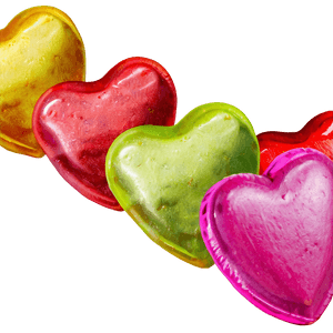 Colorful Candy Hearts PNG 25 PNG