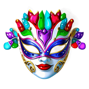 Colorful Carnival Masks PNG 06122024 PNG with transparent background