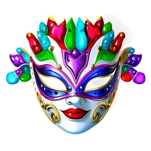 Colorful Carnival Masks Png 06122024 PNG Image