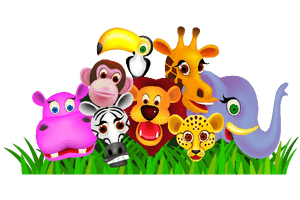 Jungle Animals PNG Photo PNG image with transparent background