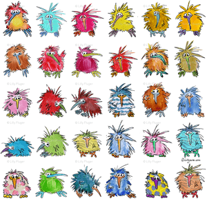 Cartoon Kiwi Birds New Zealand Fabric, HD Png Download PNG image with transparent background