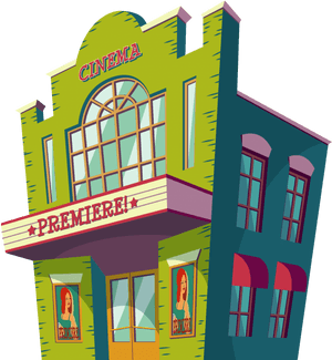 Cinema Png - City Cinema Cartoon, Transparent Png PNG image with transparent background