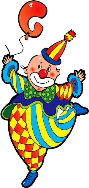 Clown Party, Circus Theme Party, Princess Party Favors, - Funny Clowns PNG image with transparent background