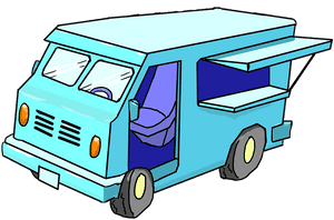 Food Truck, Ice Cream Truck, Car, Van, Truck - Gambar Mobil Es Krim, HD Png Download PNG image with transparent background
