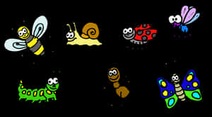 Colorful_ Cartoon_ Insects_ Collection PNG image with transparent background