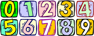 Transparent Numbers Png - Transparent Background Numbers Clipart, Png Download PNG