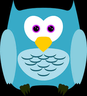 Colorful Cartoon Owl Illustration PNG image with transparent background