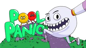 Colorful Cartoon Panic PNG Image