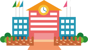 School Cartoon Transparent Background, HD Png Download PNG with transparent background