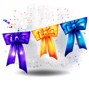 Colorful Celebration Banners PNG lbm92 PNG image with transparent background