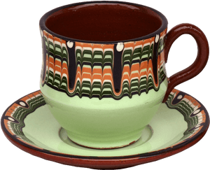 Pottery Tea Cup With Saucer - Saucer, HD Png Download PNG image with transparent background