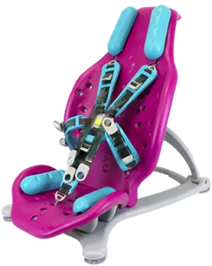 Colorful Child Car Seat PNG Image