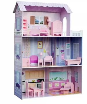 Colorful Childrens Dollhouse PNG Image