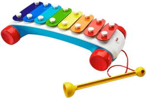 Colorful Childrens Xylophone Toy PNG Image